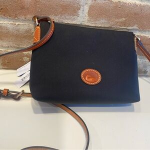 Dooney & Bourke Black Nylon Crossbody Pouchette
